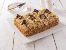 Foto van Mokka taart 12 personen (fototaart) Foto van Mokka taart 12 personen (fototaart)