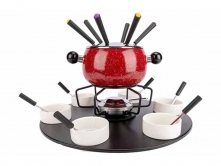 Foto van Zwart rood Fondue 80 (178)