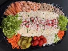 Foto van Zalmsalade