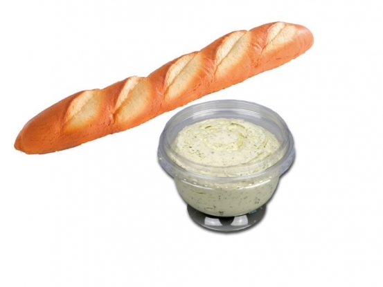 Foto van Stokbrood + Kruidenboter/knoflooksaus