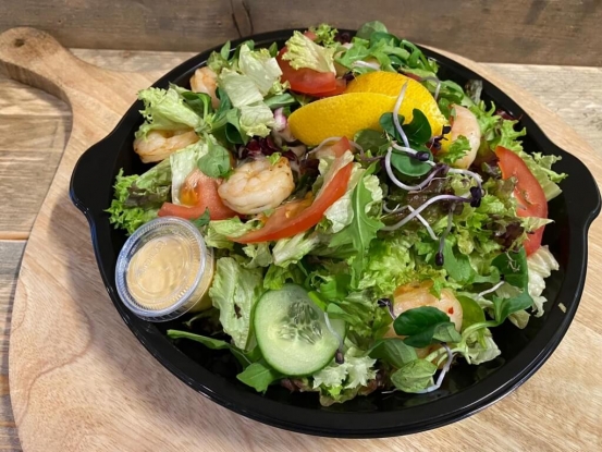 Foto van Maaltijdsalade gamba