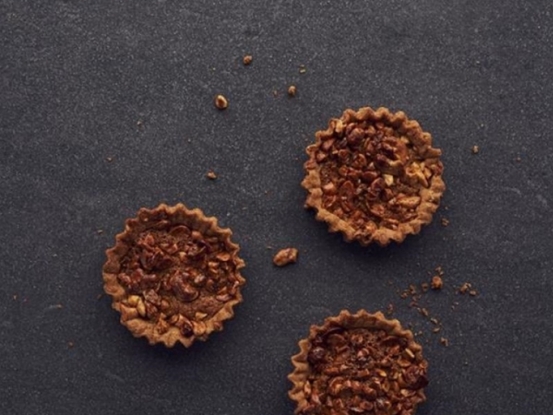 Foto van Karamel notenkoeken Foto van Karamel notenkoeken