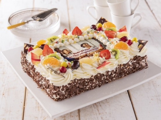 Foto van Slagroom 12 personen (fototaart)