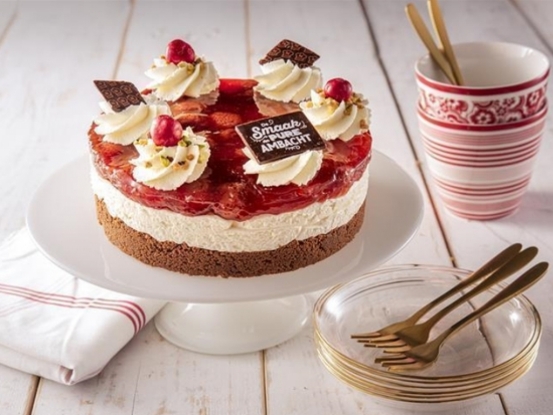 Foto van Monchoutaart Aardbei 6 personen