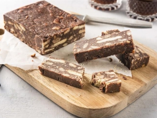 Foto van Arretjescake blokjes Foto van Arretjescake blokjes