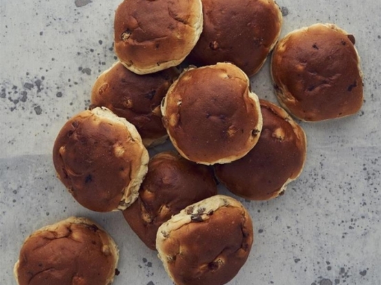 Foto van Rozijnenbollen per 6 verpakt