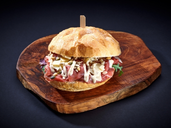 Foto van Broodje carpaccio