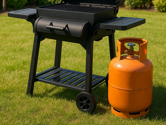 Foto van Gebruik van gas bij het huur van de BBQ Foto van Gebruik van gas bij het huur van de BBQ